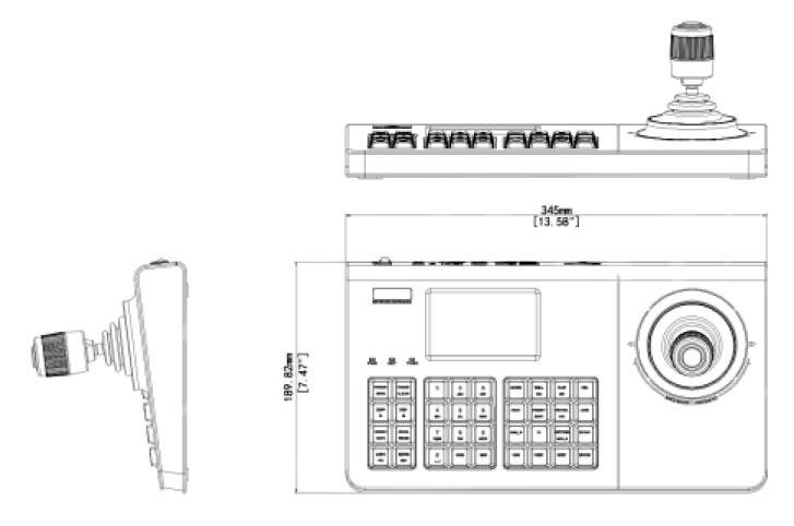 Dimensions of KB-1100-E